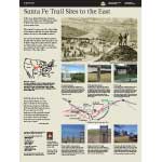 Thumbnail of exhibit about Santa Fe Trail sites east of Dodge City Ruts