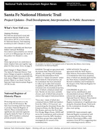 Image of the Fall 2012 newsletter