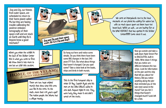 A colorful comic strip featuring Zig and Zog.