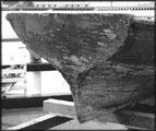 The stern of the Joe Leathers yawl at Hyde Street Pier. The stern of the Joe Leathers yawl at Hyde Street Pier.