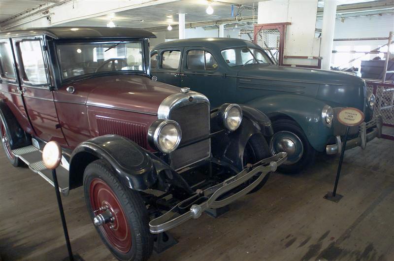 Vintage autos from the 40's and 50's