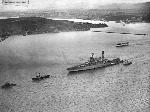Towing the battleship California