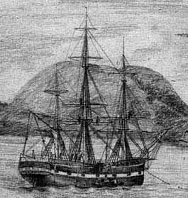 The frontispiece from the logbook of a 1849 NIANTIC voyage. SAFR 13574 HDC 28 The frontispiece from the logbook of a 1849 NIANTIC voyage. SAFR 13574 HDC 28