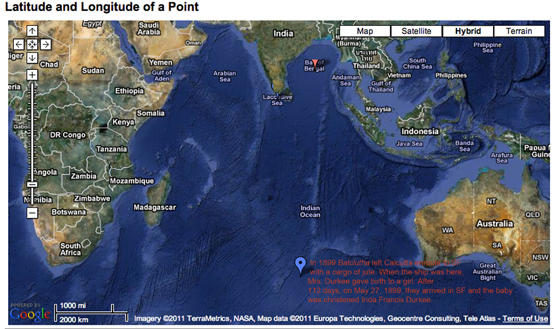 Color map of the Indian Ocean. Color map of the Indian Ocean.
