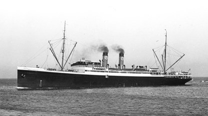 The S. S. Emma Alexander,a 424-foot passenger ship in the Admiral Line fleet.