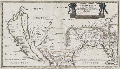 A 1656 map depicting California as an island.