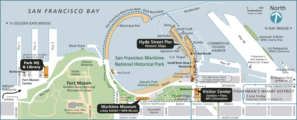 A map of the park.