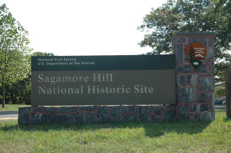 Sagamore Hill Welcome Sign
