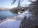 The Formal Garden and Blockhouse in Winter