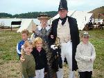 Admiral and Lady Baynes with Young Admirers