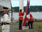 Raising the Colors