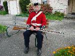 Jim Meredith Awaits Memorial Day Parade Start