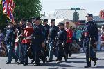 Marching in formation