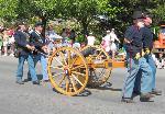 Pulling the cannon