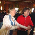 Rebecca and Francis Smith have a dance at English Camp.