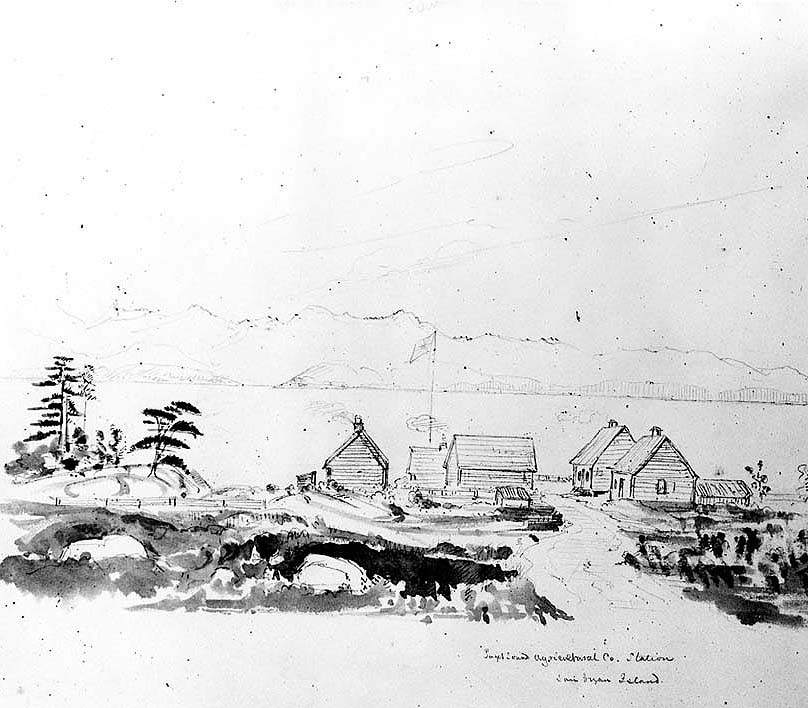 Belle Vue Sheep Farm as painted by James Madison Alden in 1858 Belle Vue Sheep Farm as painted by James Madison Alden in 1858