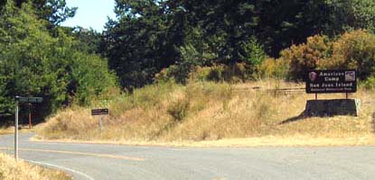 American Camp entrance