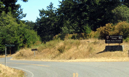 American Camp entrance