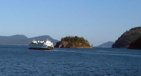 ferry in the islands