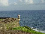 View of a Garita and the Ocean