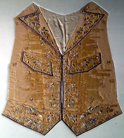 a brightly embroidered vest, or waistcoat.