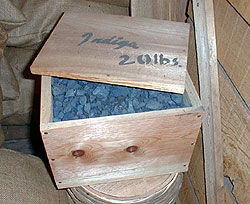 a box of indigo