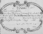 calligraphy text from the certificate