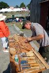 Carving an acanthus leaf 2