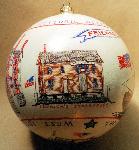 Side view of Salem Maritime's White House Ornament