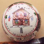 Bottom of Salem Maritime's White House ornament