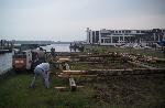 06-23-2008: Timbers laid out on Central Wharf