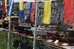 Model boats on display