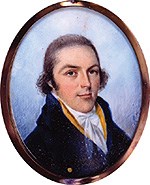 miniature portrait of Captain Israel Williams