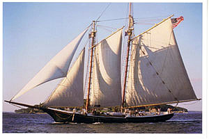 The Lettie G. Howard under sail