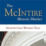 The McIntire Historic District Architectural Walking Tour brochure cover