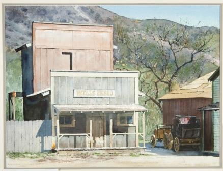 This painting is one of the many objects that tell the story of the past at Paramount Ranch.