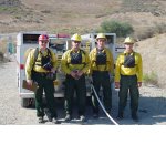 Fire crews work on wildland and prescribed fires.