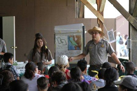 Rangers share the excitement of science at the park's annual science festival!