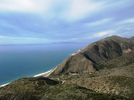 Channel Islands National Park can be seen in the distance from vistas along the Ray Miller Trail in Point Mugu State Park.