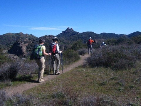 Hiking the Backbone Trail.
