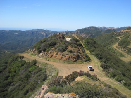 The newest Backbone Trail acquisition along the Etz Meloy Motorway - NPS Photo
