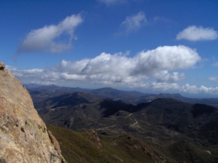 Visitors can experience all of nature's elements from the top of the mountains at Sandstone Peak year-round.