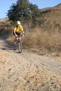 Mountain Bike Unit Volunteer patrols the park's trails.