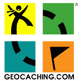 The official logo for geocaching.com