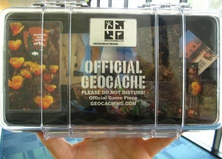 This a traditional geocache that contains collectable puzzle pieces of different park sites.