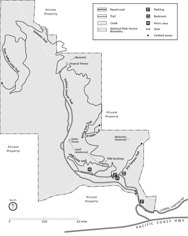 Solstice Canyon Map