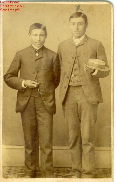 Riggs, Stacy, right, and associate at the Carlisle Indian School