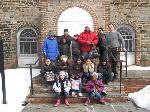First Bloom students on the steps of St. Paul's