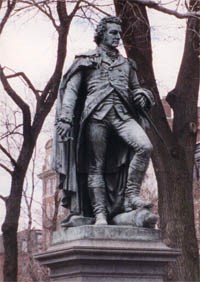 Statue of John Glover, soldier and statesman