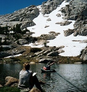 Gillnetting Data Recording in Sequoia and Kings Canyon National Parks